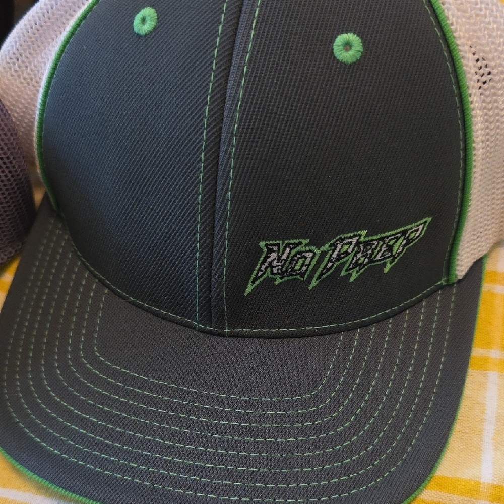 Black And Green Structured Baseball Caps With Cur… - image 2
